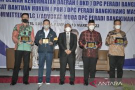 Pesan mendalam Otto Hasibuan kepada para advokat di Kampar