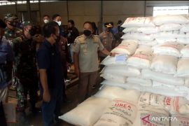 Pastikan ketersediaan pupuk, Forkopimda tinjau gudang pupuk subsidi