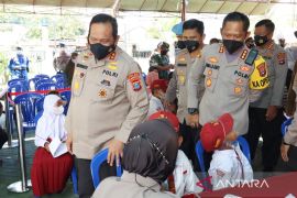 Kapolda Kalsel ingatkan percepatan vaksinasi untuk turunkan level PPKM