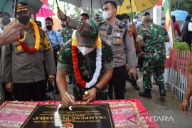 Dandim 0212 resmikan Desa Sibadoar jadi Kampung Pancasila