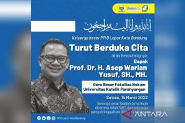 Wali Kota Bandung berduka wafatnya guru besar Unpar Asep Warlan