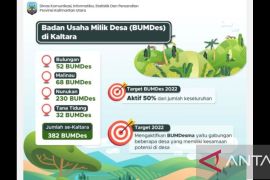 382 desa di Kaltara sudah memiliki BUMDes