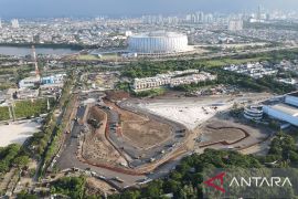 Pembangunan sirkuit Formula E Jakarta capai 80 persen