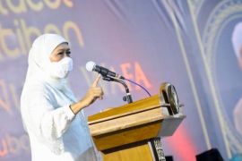 Lima kabupaten/kota di Jatim level 1, Khofifah ingatkan tetap waspada COVID-19