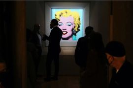 Potret popart "Shot Marilyn" karya Andy Warhol diperkirakan terjual Rp2,8 triliun