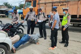 Polres Batubara tertibkan puluhan pelanggar protokol kesehatan