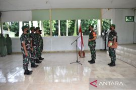 Sejumlah anggota TNI Kodim 1002/HST pindah tugas