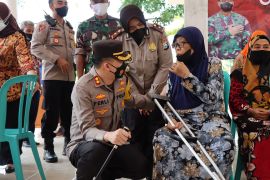 Polres Malang dorong percepatan vaksinasi lansia