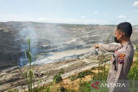 Polsek Salam Babaris temukan titik panas di lubang tambang PT BMB