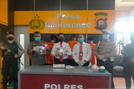 Polisi Singkawang amankan empat tersangka pengedar narkoba