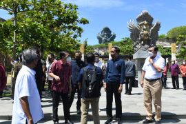 Presiden Jokowi cek kesiapan GWK Cultural Park untuk lokasi G20