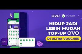Aplikasi Ultra Voucher bisa top up dompet elektronik OVO