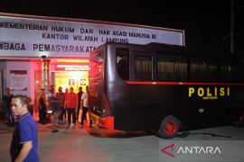 9 napi narkoba asal Lapas Kalianda Lampung dipindah ke Nusakambangan