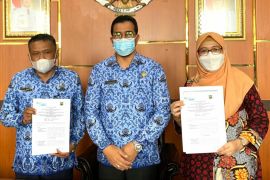 BPJAMSOSTEK kerja sama dengan Pemkab Sijunjung lindungi tenaga kerja mandiri