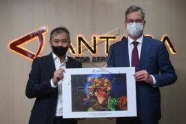 Kunjungan Dubes Uni Eropa Ke LKBN ANTARA