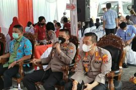 Polresta Deliserdang kembali gelar vaksinasi massal, masyarakat diimbau jangan lalai prokes