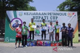 Jelang Porprov 2022, atlet petanque Situbondo raih medali perunggu