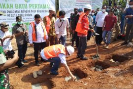 Perusahaan sawit di Sintang ikut bangun Jembatan Ketungau senilai Rp13 miliar