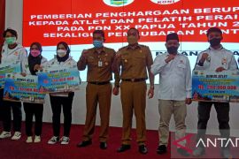 Pemprov Sumbar cairkan bonus atlet peraih medali PON Papua