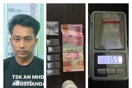 Satresnarkoba Polres Langkat tangkap warga Hinai miliki 1,59 gram sabu-sabu