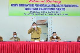 Bupati Eddy Berutu bimtek aparatur desa, Peran BPD akan dimaksimalkan