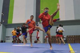 Timnas wushu Indonesia terbang lebih awal menuju SEA Games Vietnam