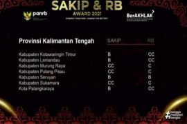 Seruyan raih predikat terbaik SAKIP dan RB di Kalteng