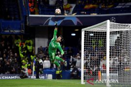 Courtois yakin Real Madrid akan hadapi Manchester City di 16 besar