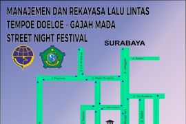 Dishub Sidoarjo rekayasa lalu lintas saat gelaran "Gajah Mada Street Night"