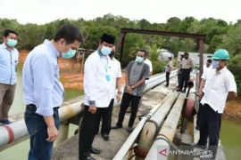 Pompa penyedot air di PDAM Tirta Kepri rusak