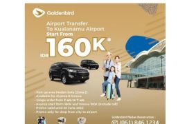 Promo Goldenbird ke Bandara Kualanamu