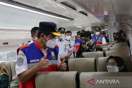 Dirjen Perkeretaapian tinjau operasional pertama KA Bogor-Sukabumi