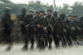 Apel Kesiapan Pasukan Pengamanan Unjuk Rasa BEM SI