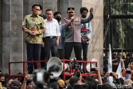 BEM SI sebut aksinya damai dan aspirasi tersampai dengan baik