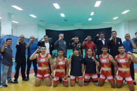 Timnas gulat bidik satu medali emas  pada SEA Games Hanoi