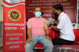 500 warga binaan Lapas Kelas IIA Pontianak mendapatkan Vaksin