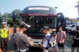 Polres dan Dishub Purwakarta gelar ramp check kendaraan jelang musim mudik