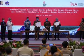 INA, Hutama  Karya dan Waskita umumkan kerja sama investasi jalan tol