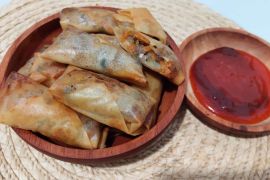 Resep takjil lumpia goreng isi daging tanpa garam