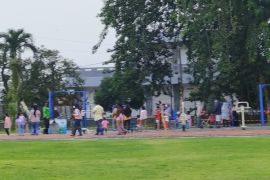 Alun-alun Kota Bogor tempat ngabuburit warga