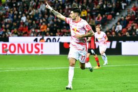 Szoboszlai angkat Leipzig salip Leverkusen