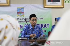 35 Perpustakaan di Kabupaten Serang terima sertifikat akreditasi Perpusnas