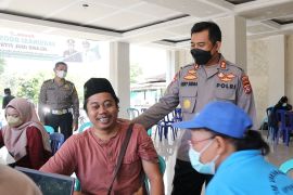 Jelang Idul Fitri, Polres Loteng Bersama PCNU dan Kemenag Gelar 1 Juta Vaksin Booster