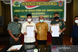 TMMD Gorontalo Utara buka akses jalan wilayah ibu kota kabupaten