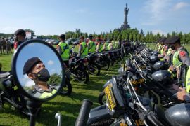 Gelar pasukan pengamanan Lebaran di Bali