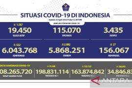 Angka kesembuhan COVID-19 bertambah 2.082 orang