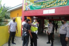 Polres Batubara tertibkan puluhan pengujung objek wisata langgar protokol kesehatan