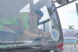 Dishub Kaltara melakukan inspeksi terhadap angkutan mudik lebaran