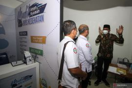 Posko Mudik BPJS Kesehatan di Terminal Bungurasih