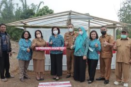 Desa Kalang Simbara Binaan PKK Kabupaten Dairi untuk  "Hatinya PKK"